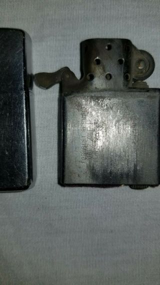 Vintage zippo lighter Early 1950 ' s 5 Barrel pat.  2517191 w/ orig insert 5