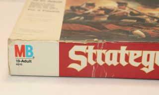 Vintage Stratego Board Game 1986 The Classic Game Of Battlefield Strategy 2