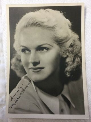 Vintage Photo Actress Martha O 