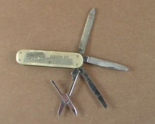 Vintage Solingen Germany Multitool Pocket Knife Keystone Homes Waynesboro Pa