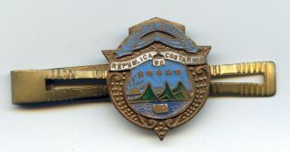 Vintage Souvinir Tie Pin From Costa Rica