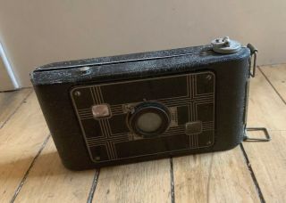 Vintage Jiffy Kodak SIX - 20 Series Folding Bellows Camera with Twindar Lens Rare 2