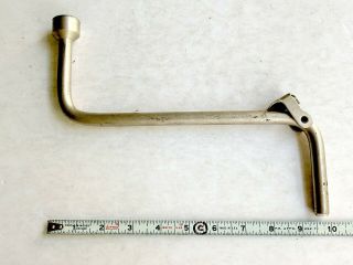 Vintage Bmw 1600 - 2002 Factory Wheel Lug Wrench With Hub Cap Remover Heyco
