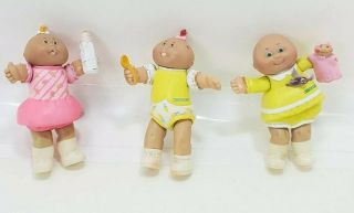 1984 Vtg Cabbage Patch Kids Mini Figurines