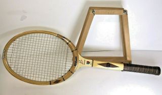 Vintage Wilson Jack Kramer Tournament Wooden Tennis Racket Speed Flex