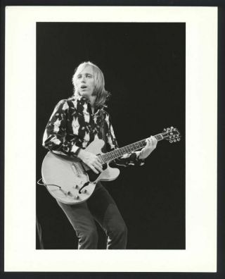1985 Tom Petty Vintage Photo The Heartbreakers Front Man Gp