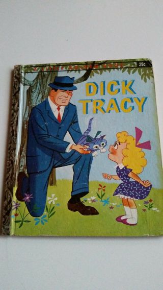 Vintage 1962 Little Golden Book Dick Tracy 497 " A " Edition Vg,