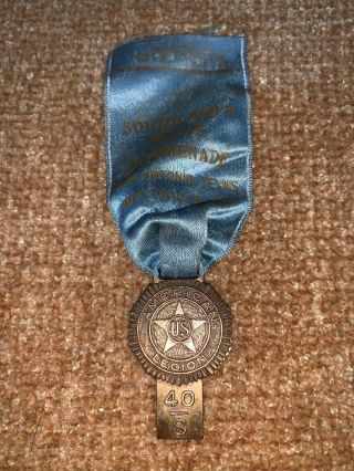 Vintage 1955 American Legion Medal Southland’s Dixie Promenade San Antonio,  Tx