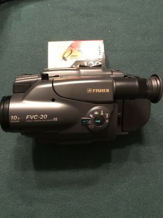 Vintage 8mm Vhs Camcorder.  Fully Functional With Case And Cords