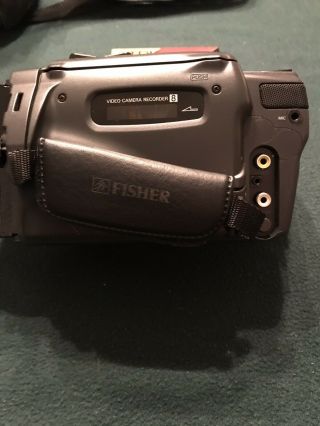 Vintage 8mm VHS Camcorder.  Fully Functional With Case and Cords 4