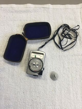 Vintage Sekonic Micro - Leader Light Meter W/ Case