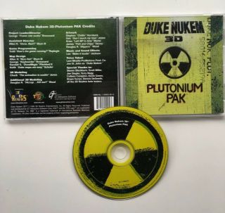 Duke Nukem 3d: Plutonium Pak Pc Cd - Rom Computer Game Vintage 3 - D