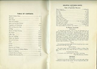 Vintage 1934 Church Cookbook St Louis 3