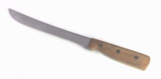 Vintage Chicago Cutlery 66s Stainless Steel Butcher Knife 8” Blade Slicer Usa