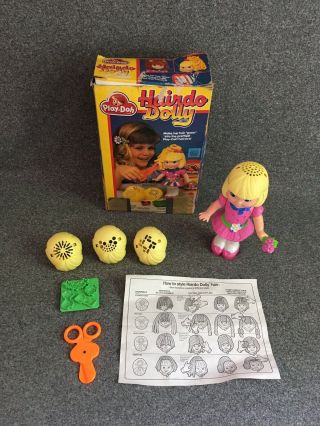Hairdo Dolly,  Play - Doh,  Complete.  Girls,  Vintage,  Classic Toy,