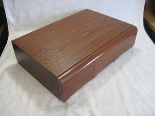 Vintage Cassette Tape Storage Wooden 3 Drawer Case Randix Adt - 236 Capacity 30