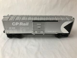 Lionel Trains CP Rail Box Car Canadian Pacific 6 - 9730 O Scale Vintage Railroad 6