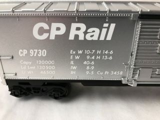 Lionel Trains CP Rail Box Car Canadian Pacific 6 - 9730 O Scale Vintage Railroad 7