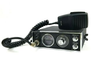 Vintage Royce Transceiver Cb Radio With Mic 40 Channel Model 1 - 648 1977