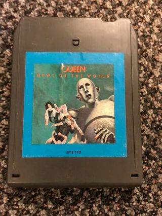 Vintage 8 - Track Tape Queen News Of The World Et - 8112 Stereo Elektra