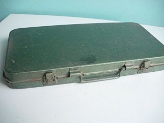 Vintage Green Metal Box