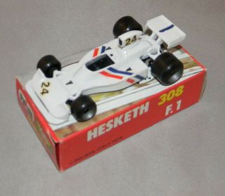 Vintage Polistill Rj - 8 Hesketh 308 White Formula 1 Car