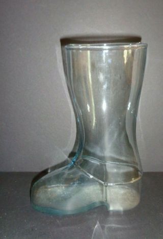 Vintage Pilgrim Glass Boot 7 1/2 " Tall Novelty Hand Blown