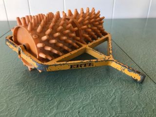 Vintage Ertl Sheepsfoot Compactor Roller Construction Toy