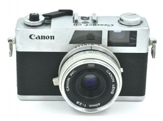 Vintage Canon Canonet 28 35mm Rangefinder Film Camera