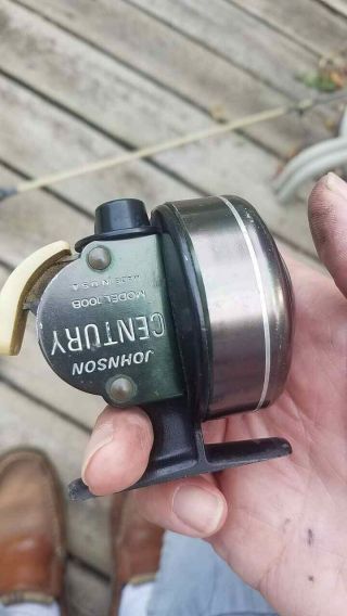Vintage Johnson " Century " 100 - B Spin Casting Reel,  Complete Parts