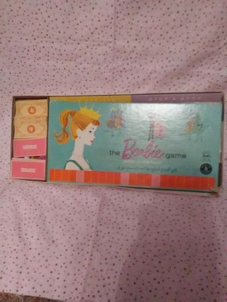 Vintage Barbie Board Game Queen Of The Prom Almost Complete (missing 1 - $5bill)