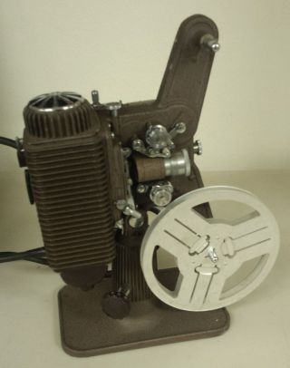 Vintage Revere Model P85 8mm Movie Projector In Case Steampunk Style Eight 8 Mm