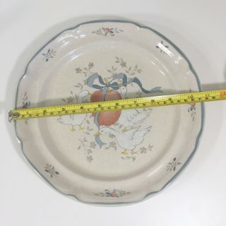 VTG International Tableworks Stoneware Plate Marmalade Duck Floral Pattern 8868 4