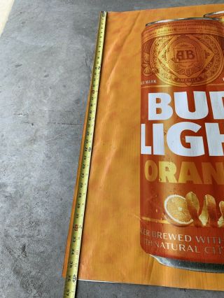Bud Light Orange Banner Vintage Vinyl