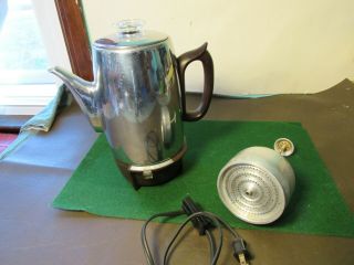 Vintage Ge General Electric 15p31 Automatic Percolator Coffee Pot W/ Cord