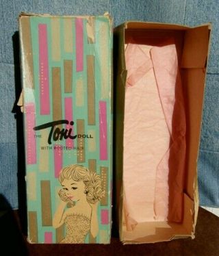 VINTAGE American Character Toni Doll Box,  ORIG.  Basic Clothes,  Accessories—NO DOLL 2