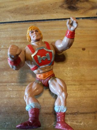 Vintage 1984 Thunder Punch He - Man Motu Masters Of The Universe Mattel Figure