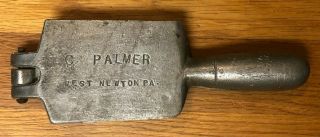Vintage C.  Palmer No.  105 Sinker Mold 5 Sizes 1 Oz To 5 Oz Fishing Tackle Lead