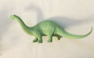 Vintage Marx Rare 1950s Green Brontosaurus Dinosaur Prehistoric Playset