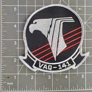 Vintage U.  S.  Navy Aircraft Patch - Electronic Attack Squadron - 141 Vaq - 141