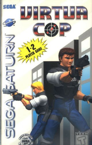 Virtua Cop For Sega Saturn Vintage Shooter Game Only 4e