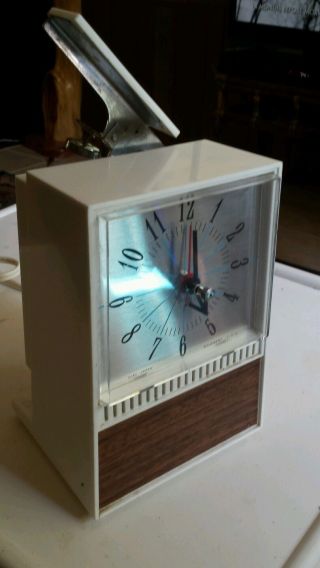 Vintage Van Wyck Can Opener With Analog Clock Combination Good