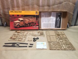 Vintage 1/35 Testors / Italeri Opel Maultier Half Track 814 Opened 90 There
