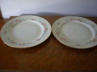 Set Of 2 Vintage Homer Laughlin Eggshell Georgian Cashmere 10 " Dinner Plates