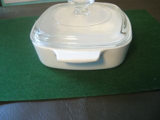 Vintage Corning Ware Spice of Life A - 1 - B Baking Casserole Dish 1 Qt w/ Pyrex Lid 3