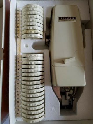 Vintage Singer Monogrammer 171256 for 750 Series Slant Needle Sewing Machines 4