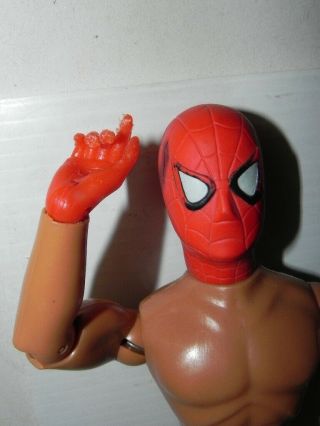 Vintage 1977 Mego 12 " Spider - Man Action Figure - No Suit