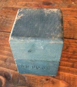 Vintage Steel Stamp Number 0 - 8 Metal Wood Leather Permanent Mark Set w/ Case 3