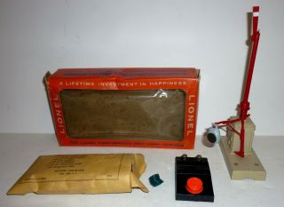 Vintage Lionel Postwar No.  161 Mail Pickup Set With Box