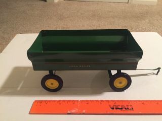 Vintage John Deere Ertl Farm Tractor Grain Wagon Trailer Implement